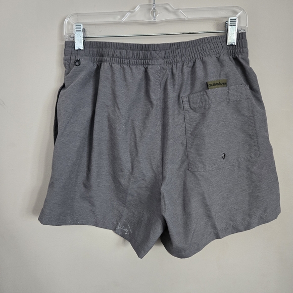 Quiksilver Men's Gray Shorts Small Swim Trunka Summer Swimming - Picture 6 of 7